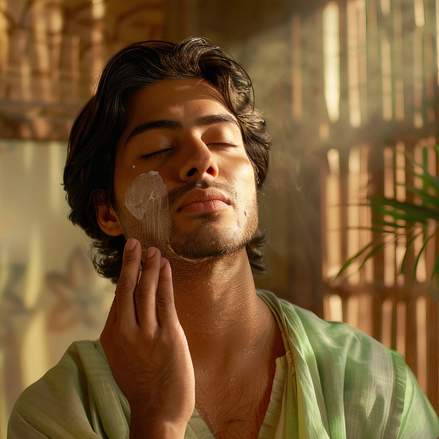 Calendula Calm: Cucumber, Aloe Vera, Eucalyptus, Calendula, Turmeric, Witch Hazel, Almond & Bakuchi Gel: After Shave Balm