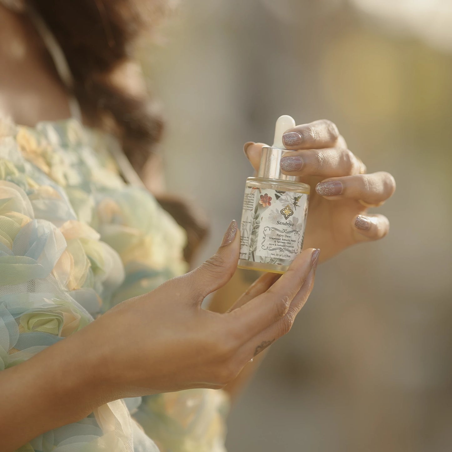 Fairy Dew : Grapeseed, Bakuchi, Neem & Turmeric Elixir : Acne & Darkspot Correction