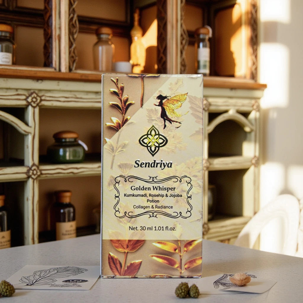 Golden Whisper : Kumkumadi, Rosehip & Jojoba Potion : Collagen & Radiance