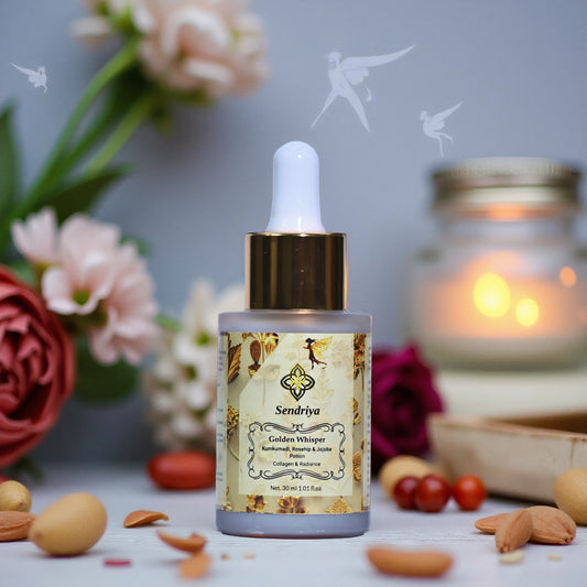 Golden Whisper : Kumkumadi, Rosehip & Jojoba Potion : Collagen & Radiance