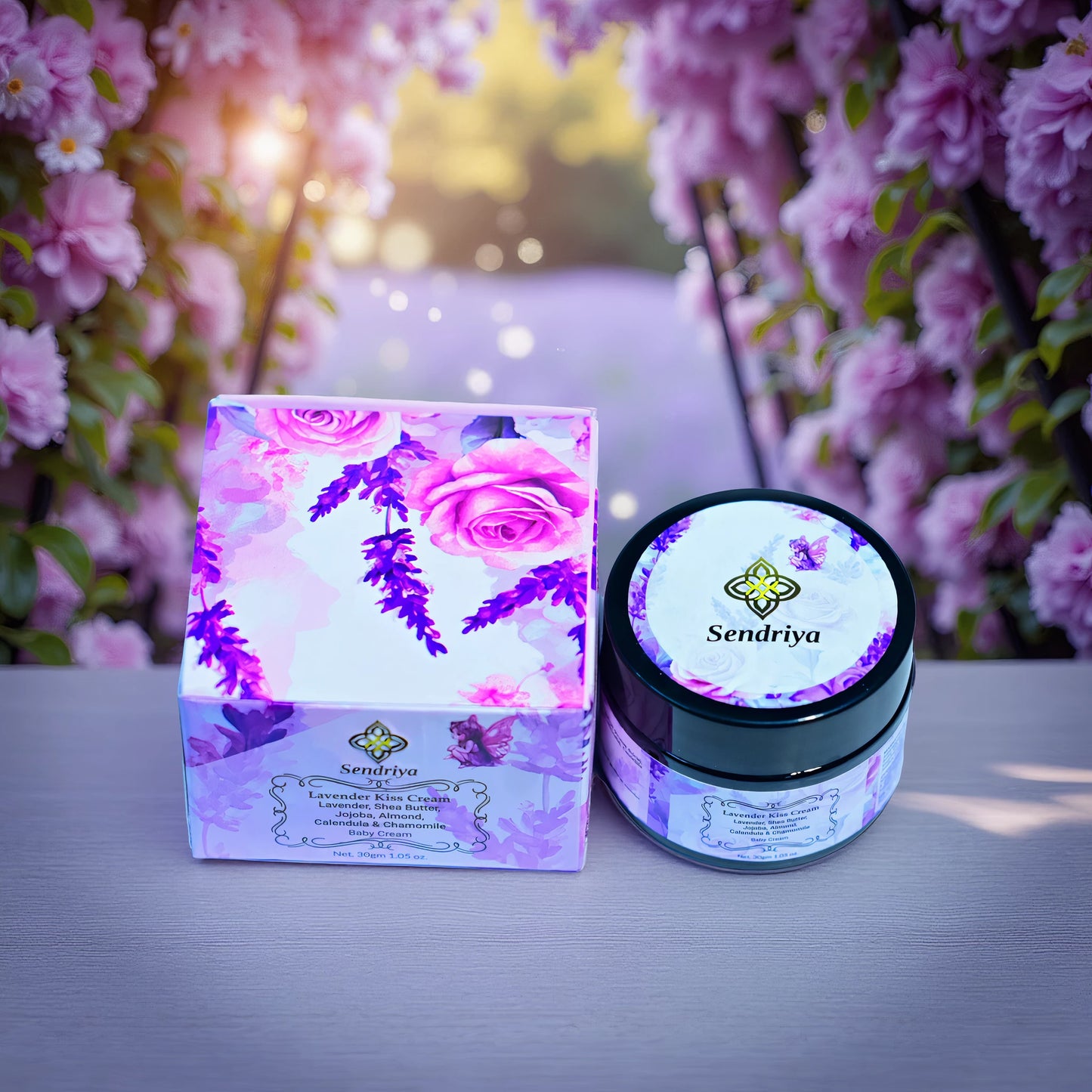 Lavender Kiss: Lavender, Shea Butter, Jojoba, Almond, Calendula & Chamomile: Baby Cream