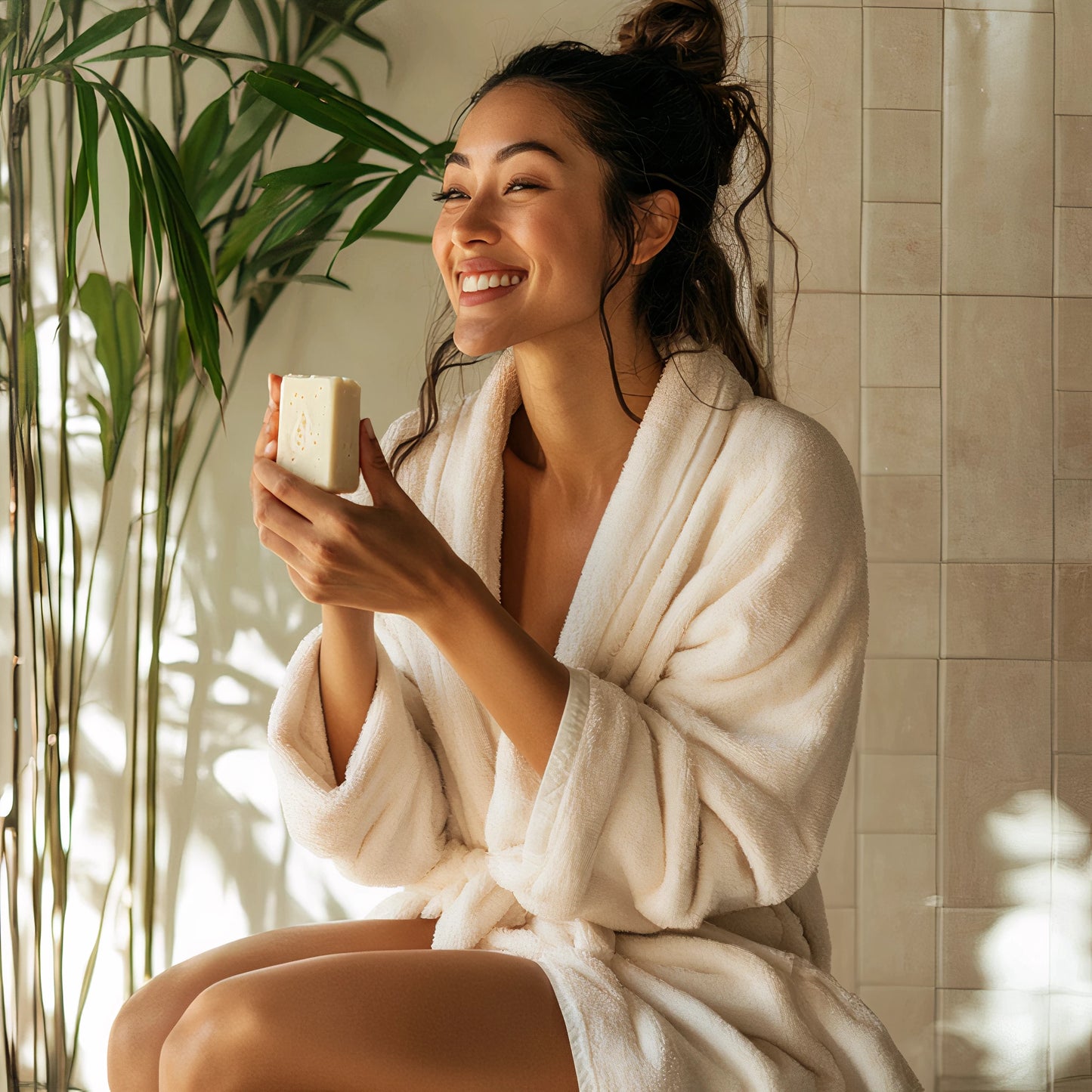 Lush Malai Bar: Goat Milk Malai, Cocoa Butter, Coconut, Sesame & Olive Oil