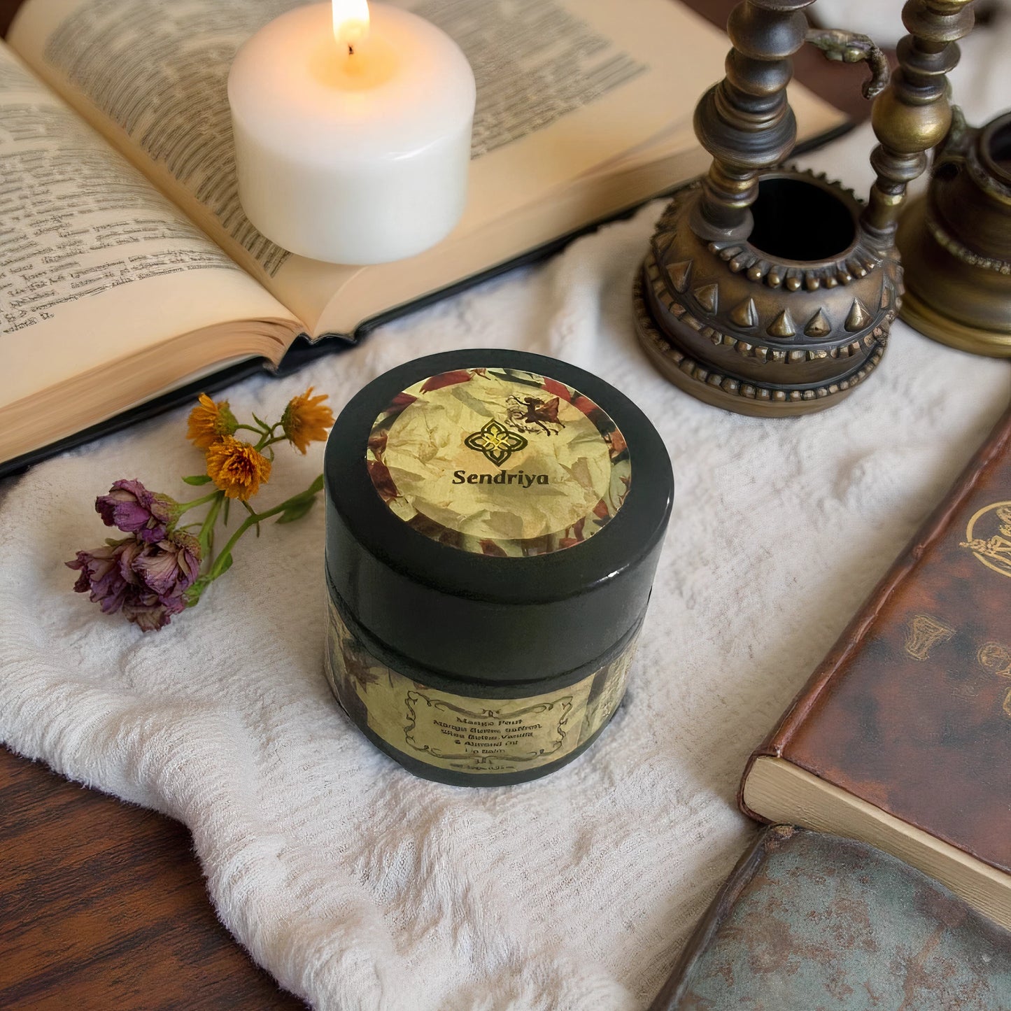 Mango Pout: Mango Butter, Saffron, Shea Butter, Vanilla & Almond Oil